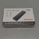 Powered USB Hub 3.2, LEINSIS 10-Port USB 3.2/USB C Hub (10Gbps USB-A 3.2 +2 USB-C 3.2 +7 USB 3.0 Ports) with Individual On/Off Switches and 12V Power Adapter, Aluminum USB Hub Powered for Laptop PC