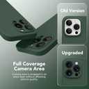 Magnetic for iPhone 15 Pro Case, Compatible with MagSafe, [Full Camera Protection][Screen Protector] Silicone Shockproof Protective Phone Case for iPhone 15 Pro 6.1", Alpine Green