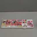 FOPETT Wireless Keyboard and Mouse Sets,Reliable 2.4 GHz Connectivity for PC,Laptop,Smart TV and More (White Colorful)