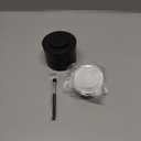 Nessus Reusable Kit for Nespresso Pods Vertuo, Reuse Old Coffee Pods for Nespresso Vertuo: 100 Pcs Aluminum Foil Seal Lid, Holder, Brush, Refillable Vertuo Plus Next Capsule Machine (Black)