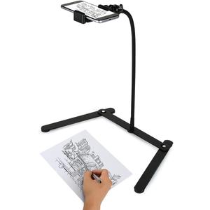 DS. DISTINCTIVE STYLE Phone Holder for Video Recording 15 Inch Bendable Gooseneck Desk Tripod Compatible with iPhone and Mini Projector for Cookie Decorating