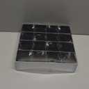 3.15" Black Velvet Christmas Ball Ornaments Set, 16 pcs Flocked Matte Black Xmas Tree Decoration, Large Shatterproof Decorative Hanging Balls for Party Holiday Wreath Garland Home Décor