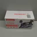 IRONDAY Steam Iron for Clothes with LCD Screen, 1700W Iron Non-Stick Ceramic Soleplate, Auto Shutoff, Self-Cleaning, Anti-Drip, Steam Burst, Spray Mist 10.14oz Water Tank Ironing Clothes for Home,Grey