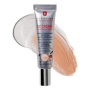6 packErborian Color Correcting CC Cream with Centella Asiatica, Fair (Clair) - Light Multi-Purpose Facial Concealer with Illuminating Finish Soothes & Hydrates - SPF Korean Skincare Skin Perfector - 0.5 Oz