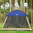 CAMPROS CP Screen House Tent 12 x 12 Ft Screened Mesh Net Wall Canopy | Shelter Gazebos for Patios Outdoor Camping Activities