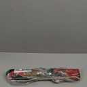 Baccessor Poinsettia Christmas Kitchen Rugs Set of 2, Holly Kitchen Mats for Floor Non Slip Winter Holiday Farmhouse Christmas Decoration 17x29 and 17x47 Inch (Red)