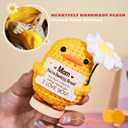 3 x Pawzity Gift for Mom from Daughters, Son for Mom - Cute Christmas, Mothers Day, Birthday Gifts for Moms - Emotional Love Support Moms Crochet - Duck Knitted Positive Doll