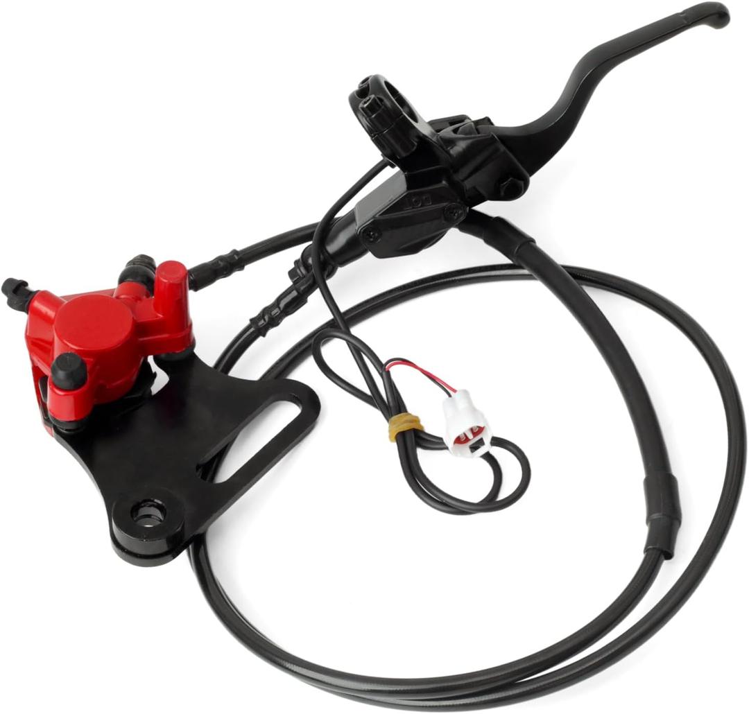 E-Bike Rear Disc Brake Compatible with Yozma IN 10 Electric Dirt Bike, Motorcycle Accessories Brake Assembly Left & Rear