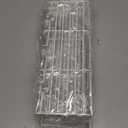 White Shower Caddy Organizer, 2 Pack Adhesive Shampoo Holder Basket Shelves for Storage and Organization, Wall Suction Bath Bathtub Rack Set for RV Camper, Bathroom Restroom Decor and Accessories