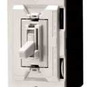 Eaton Universal Toggle Dimmer 120V, Single Pole or 3-Way, Back and Side Wire, 300W Dimmable LED/CFL, 600W Dimmable FLR, INC, HAL, MLV, ELV