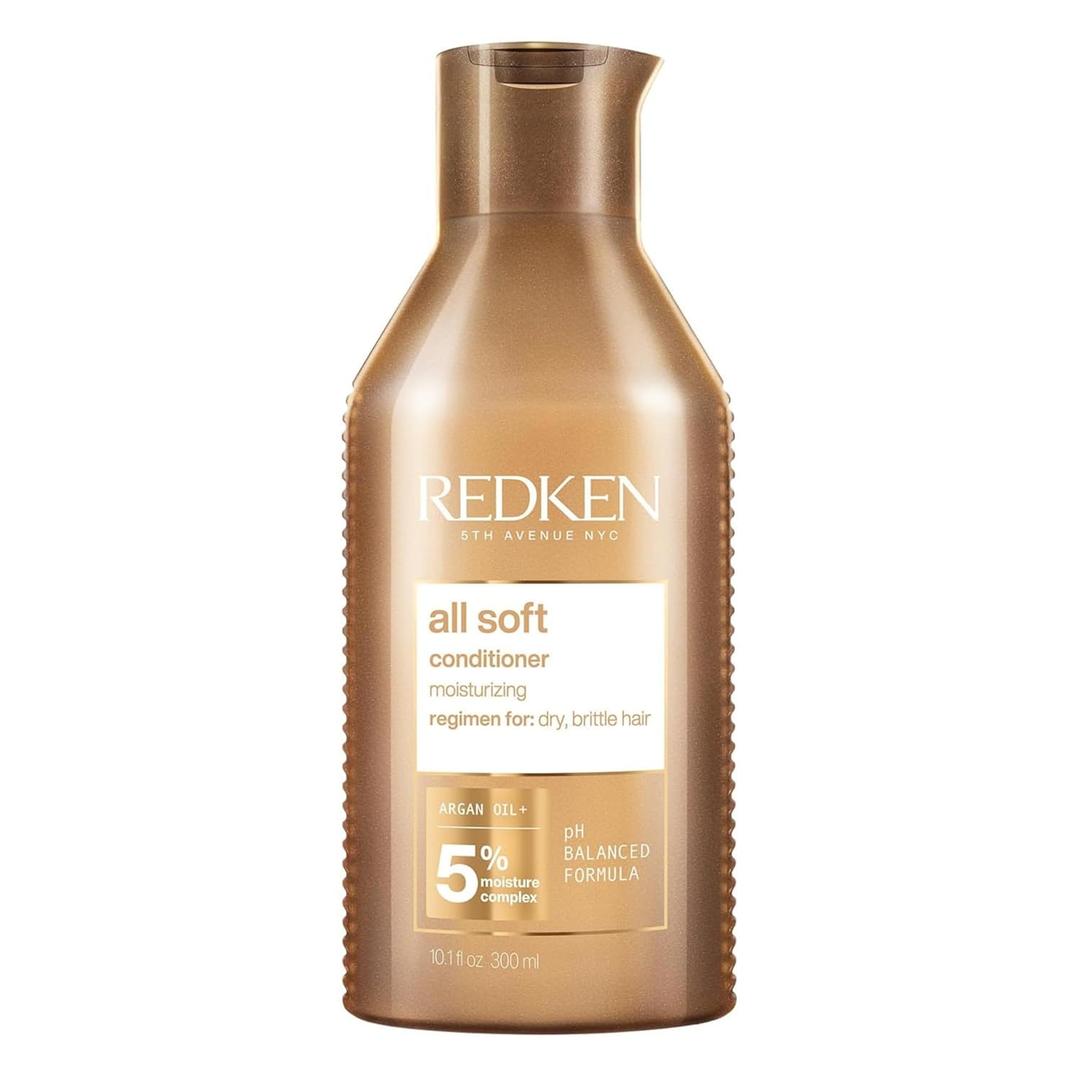 Redken All Soft Conditioner | Moisturizes and Deeply Hydrates| Softens, Smooths, and Adds Shine (10.1 Fl Oz (Pack of 1))