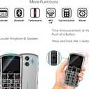 A400 Pro Silver - Large Button Cell Phone for Seniors4G LTE Unlocked Phones with SOS Button2MP Rear CameraCharging Dock1800mAhDual SIMSpeed DialVolume BoostHands-freeDumb PhoneUSB-C