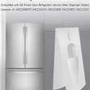 2 x Water Dispenser Lever Replacement Fit for GE French-Door Refrigerator Internal Water Dispenser Models, One-Handed Operation, No Drilling Required Installation