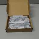 Goldenwarm 10 Pack 5 Inch Black Cabinet Handles Kitchen - Matte Black Drawer Pulls Stainless Steel - 128mm Cabinet Hardware Square Bar Modern Cabinet Pulls for Kitchen Bathroom Cupboard