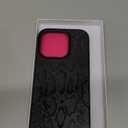 SCORPIFY for iPhone 16 Pro Case [Compatible with MagSafe] with Matte Black Snake Print Design, Cute Magnetic Phone Cover for Women Girls and Men, Slim Shockproof Bumper