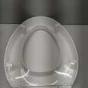 KOHLER 25875-0 Hyten 3" Height, Elevated Soft Close Elongated Toilet Seat, Contoured Seat with Grip-Tight Bumpers, Quick-Attach Hardware, No Slam Toilet Seat, White