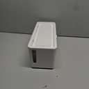 Power Strip Cover Box - Effectively Baby Proofs Power Strip with Patented Dual Lock. Convenient Side Openings for Cords & Cables. Protects Small Hands & Fingers