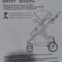 Evenflo Shyft Intuiti+ Travel System Featuring Revolve180 LiteMax NXT Rotating Rear-Facing Lightweight Preemie and Infant Car Seat with SensorySoothe 3-30 lbs. (Dubhan Black) Manufacturing Date: 12/23/24