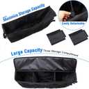 JeCar for TJ Trunk Organizer Rear Cargo Storage Driver Side Organizer Bag Pouches Compatible with 1997-2006 Jeep Wrangler TJ