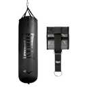 Everlast Elite 2 Heavy Bag (70 LB) with Wood Beam Heavy Punching Bag Hanger, Durable Boxing Heavy Bag for Home Training