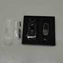 Heavy Zinc Alloy Key fob Cover, Keychain, Key Case, Accessories Compatible with BMW 5 6 7 Series X1 X2 X3 X5 X6 X7 Series (Model-A)