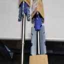 Household Essentials 5012-1 Portable 2-Tier Clothes Drying Rack Tri-pod | Dry Wet Laundry or Hang Clothes | Silver and Blue (Large)