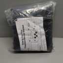 CADARA Fireplace Blocker Blanket Stops Heat Loss, Magnetic Fireplace Draft Stopper, Indoor Fire Place Draft Cover with Hook and Loop Tapes, Cold Air Blocker Save Energy, Black 36" W x 34" H