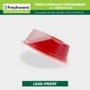 Freshware Food Storage Containers [50 Set] 8 oz Plastic Deli Containers with Lids, Slime, Soup, Meal Prep Containers | BPA Free | Stackable | Leakproof | Microwave/Dishwasher/Freezer Safe