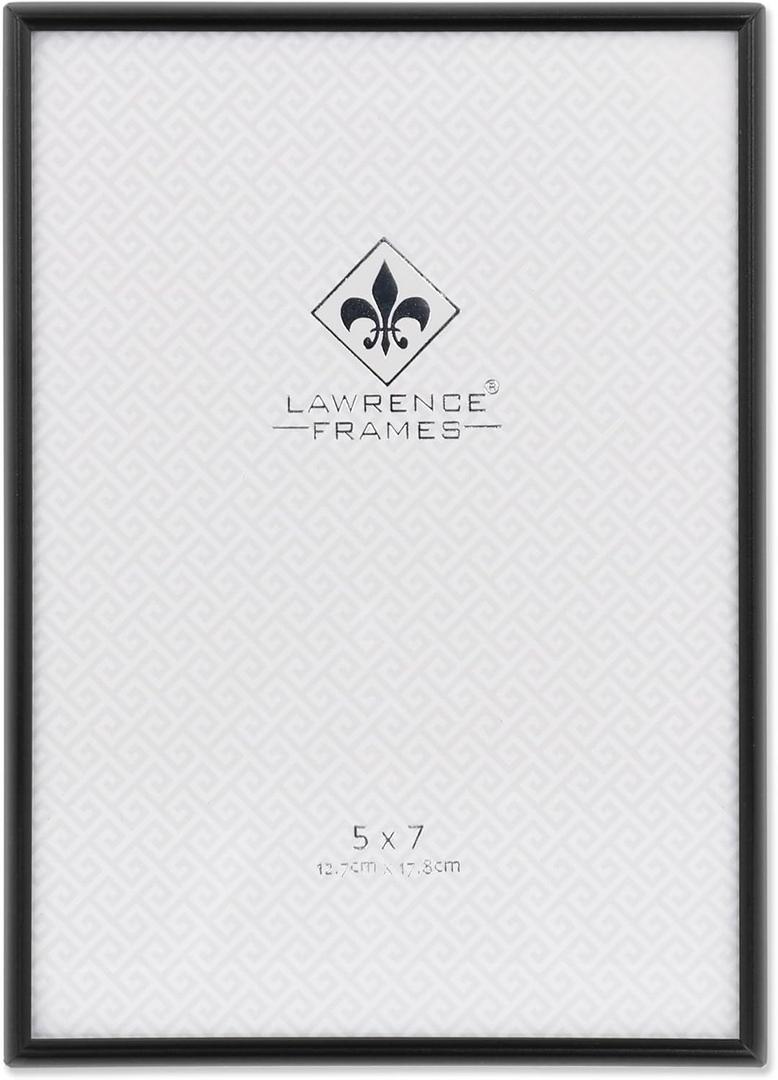 Lawrence Frames Metal Frame, Simply, Black, 5x7