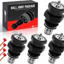 Heavy Duty Upper & Lower Ball Joint Package Deal Compatible with 2014-2020 Polaris RZR XP 1000 / Turbo