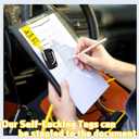 Lewtemi 1000 Pieces Self Lock Arrow ID Key Tags Car Parts Tags Key Ring Repair Labels for Office Automotive Shop Supplies(6'' X 1 2/5'',Yellow)