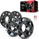 Torchbeam 5x4.5 Hub Centric Wheel Spacers 20mm with M12x1.5 Thread Pitch, 64.1mm Hub Bore, 4Pcs Adapters for Accord, CR-V, Pilot, Odyssey, Element, TSX, TL, RDX, RSX, Accord Crosstour