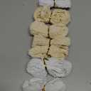 Tatuo 40 Yards Cotton Lace Trim Vintage Ribbon Crochet Cotton Lace Scalloped Edge for Bridal Wedding Decoration Christmas Package DIY Sewing Craft Supply, 5 Yards Each, 8 Styles(Mixed Color)