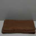 FUTEI Pack of 2 Solid Chenille Throw Pillow Covers 18x18 Inch Soft Cozy Wheat Ear Striped Textured Decorative Cushion Cases Modern Farmhouse Accent for Couch Bed Living Room, Dark Brown