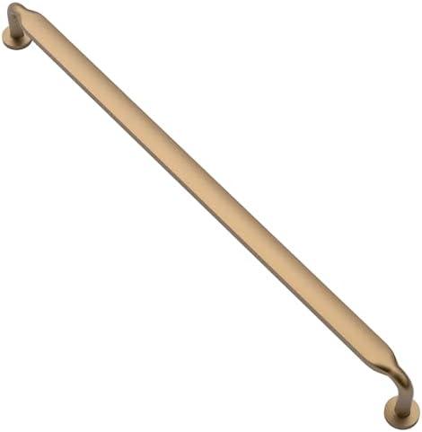Alzassbg 6 Pack Champagne Bronze Cabinet Handles, 10 Inch(254mm) Hole Centers Arch Modern Cabinet Pulls Kitchen Cabinets Hardware for Cabinets and Drawers AL3503TGP