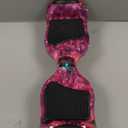 SISIGAD Scooters for Kids Ages 7-12, with Built-in Bluetooth Speaker and 6.5" Colorful Lights Wheels, Safety Certified Self Balancing Scooter (Starry Purple)