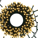 String Lights Battery Operated, Total 20Ft 400 LED Cluster String Lights with Timer 8 Modes Christmas Firecracker Lights Outdoor Waterproof for Tree Home Decor (Warm White)