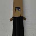 EVEO Cable Management Under Desk Kit (6 Units) - Under Desk Cable Management Cord Hider, Cable Hider Cord Management, Cable Organizer, Cable Raceway | Self-Adhesive 96'' J Channel 6X16 - Black