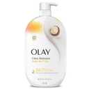 Olay Body Wash for Women, Ultra Moisture, 24/7 Moisture Barrier Repair, Hydrating Formula for Visibly Healthy Soft Skin, Vitamin B3 & Hyaluronic Blend, For All Skin Types, Shea Butter Scent, 35 fl oz