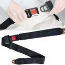 Wheelchair Seat Belt for Elderly & Disabled - Electric Scooters Replacement Band Accessory, Easy Install, Adjustable up to 45"L (45 inch)