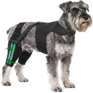 Dog Leg Braces for Back Leg, Adjustable Dog Knee Brace with 4 Stabilizers, Hip Support to Reduces Pain, Ligament Injuries & Luxating Patella & ACL CCL for Small Medium Large Dogs