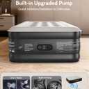 OhGeni Twin Air Mattress with Built in Pump, Blow up Mattresses, Ideal Alternative to a Bed, 18" Raised Blow Up Colchones Inflables Airbed for Guests & Home, Ideal for Home Use and Outdoor Camping