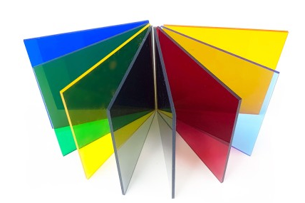 Colored Cast Acrylic Sheets (4,4 Colors, 15.74 x 23.62)