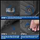 NQOQN Custom Fit Floor Mats for 2004-2010 Toyota Sienna 7 Seats/Bucket Seat