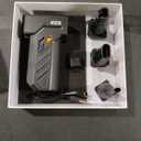 KiCA Electric Air Duster with LED Light - 130000 RPM Cordless Air Duster, Stepless Speed Control, Brushless Dust Blower for Computer, Keyboard, Outdoor, House and Car - Jet Fan Ultra(Black)