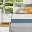 4 Inch Firm Mattress Topper Twin Size, Memory Foam Mattress Topper Extra Support, High-Density Memory Foam Bed Topper for Pain Relief, with Removable Soft Cover, CertiPUR-US Certified