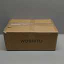 WOSHITU Bathroom Vanity Light Fixtures: 14.2 Inch Modern Gold Bathroom Light Fixtures Over Mirror with Clear Glass Shade, Brushed Gold 2 Light Wall Mount Sconces Above Mirror