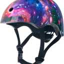 Adjustable Kids Bike Protective Helmet for Boys Girls Toddler, CPSC Safety Certified Galaxy Kids Helmets for Multi-Sports Skateboard Scooter Bike Cycling Skating Rollerblading, M