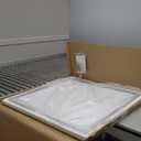 Keonjinn Brushed Nickel Wall Mirror, 36 x 36 Inch Large Square Silver Bathroom Mirrors for Over Sink, Rounded Rectangle Farmhouse Vanity Mirror, HD Tempered Glass Modern Mirror(Horizontal/ Vertical)