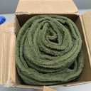 Kevin Textile Spring Waterproof Decorative Pillow Covers Moss Green 24x24 Inch Pack of 2 Soft Boucle Textured Euro Pillowcases Elegant Accent Pillows for Couch Sofa Chair Bed Indoor Outdoor